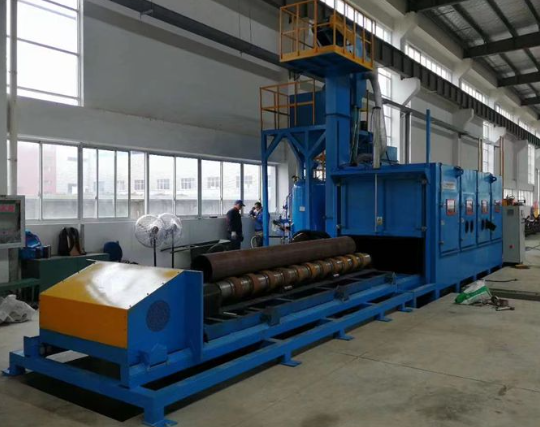 崇明喷砂机在管道除锈中的现场施工应用